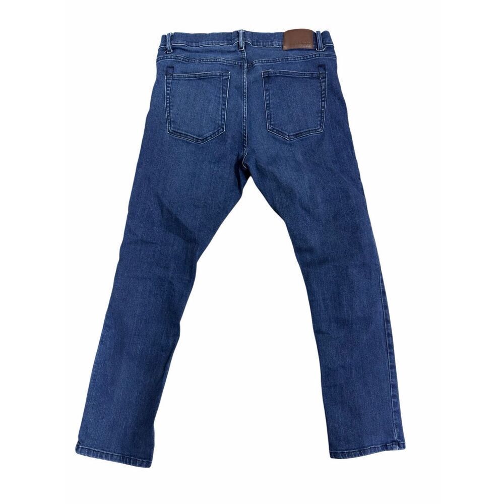 Jachs New York Men's Comfort Stretch Dark Blue Denim Jean 36x32 - Picture 2 of 6